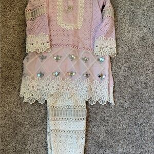 Pakistani Girls Embroidered Set